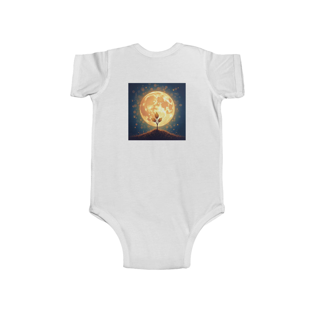 Infant Bodysuit - Hand-Drawn Heart and Star Design - Loved Beyond Measure
