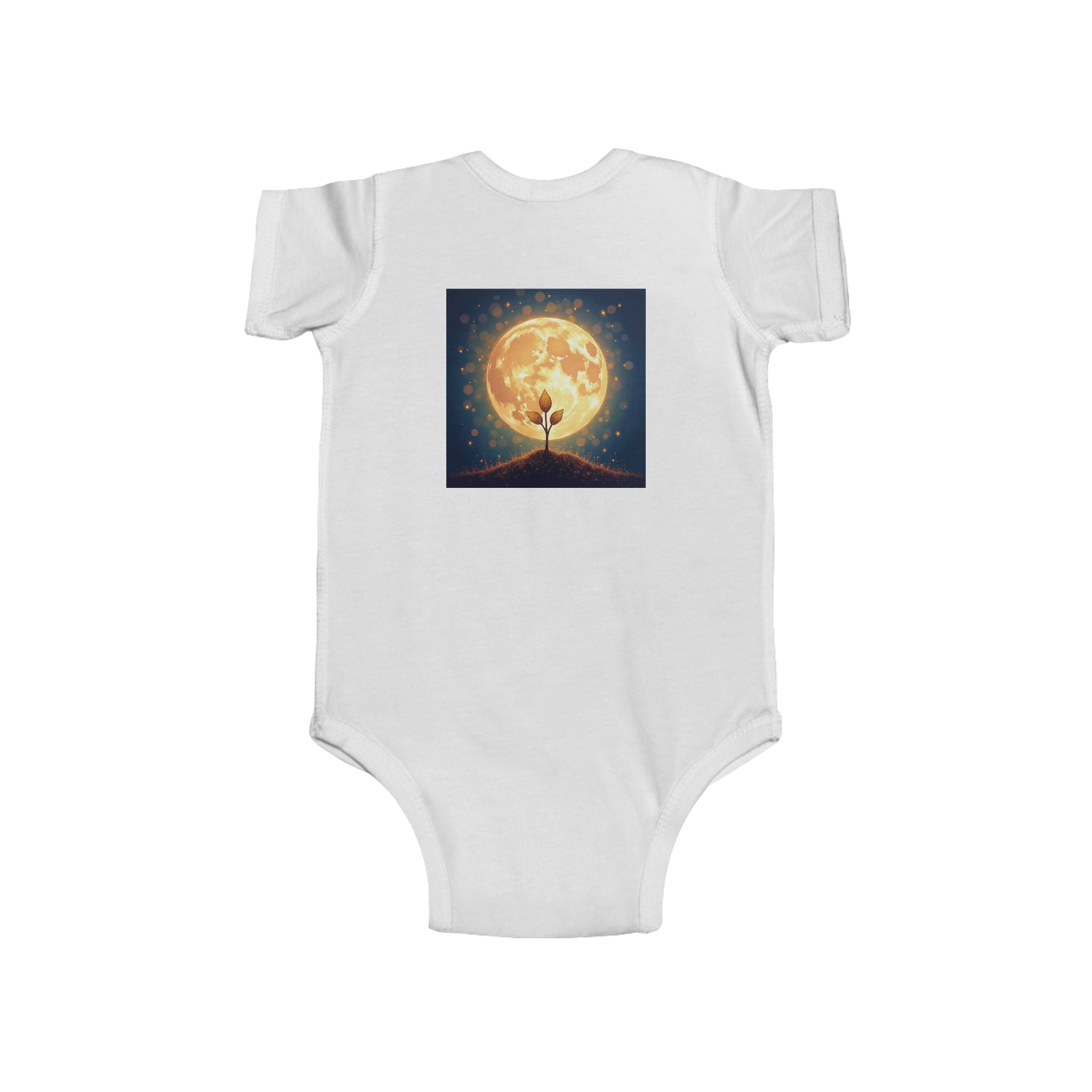 Infant Bodysuit - Hand-Drawn Heart and Star Design - Loved Beyond Measure