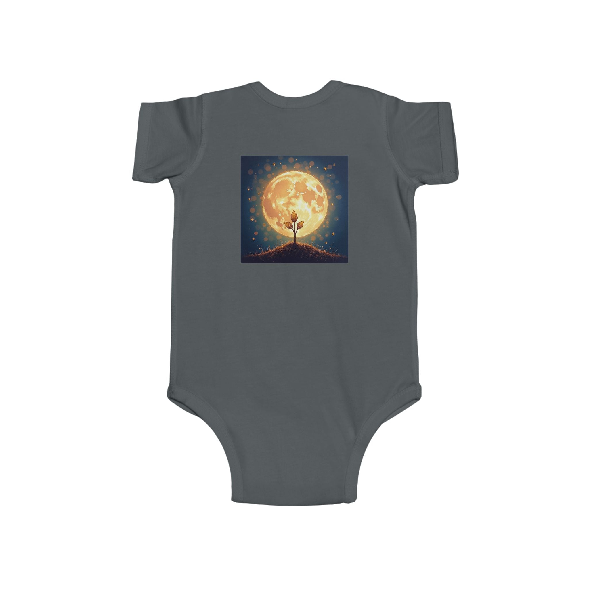 Infant Bodysuit - Hand-Drawn Heart and Star Design - Loved Beyond Measure