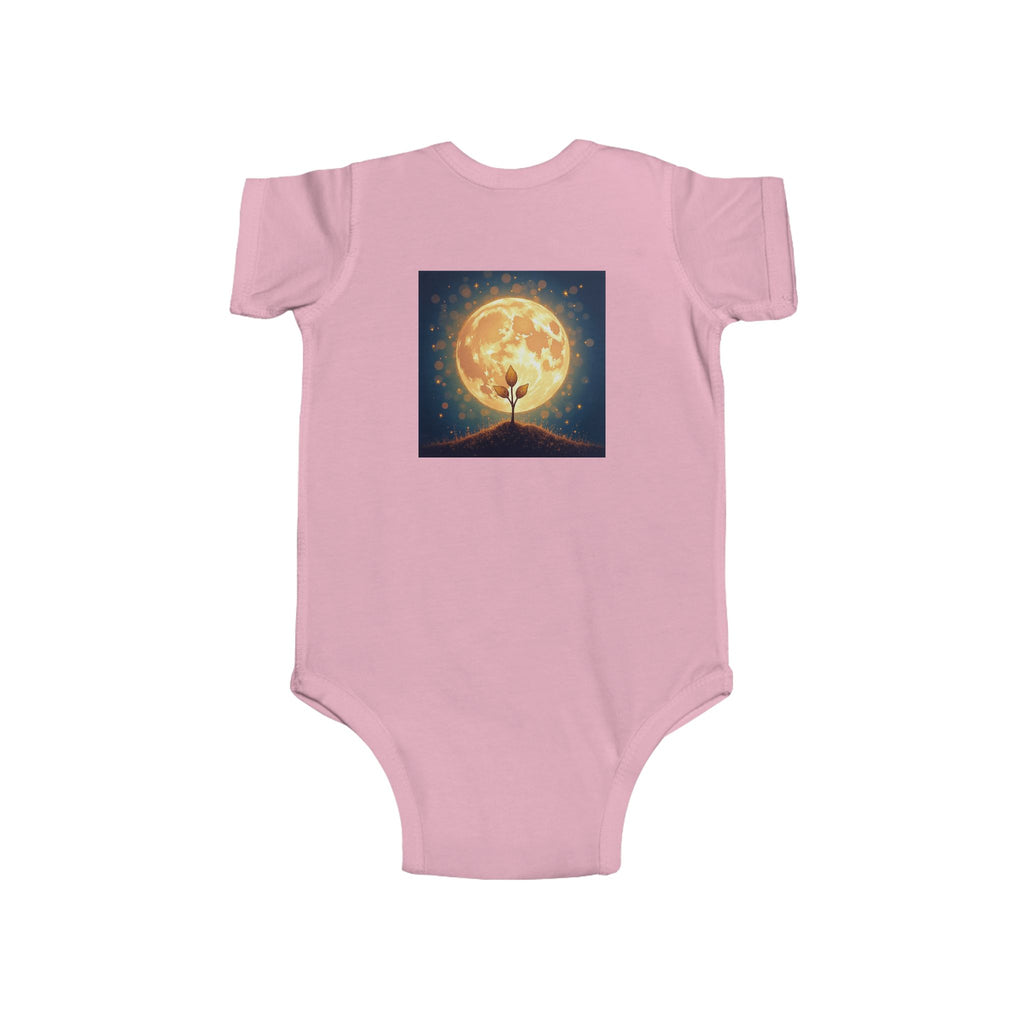 Infant Bodysuit - Hand-Drawn Heart and Star Design - Loved Beyond Measure