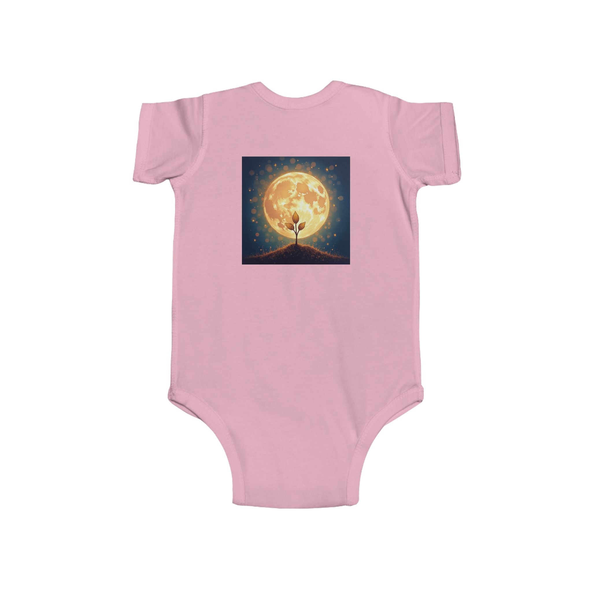 Infant Bodysuit - Hand-Drawn Heart and Star Design - Loved Beyond Measure