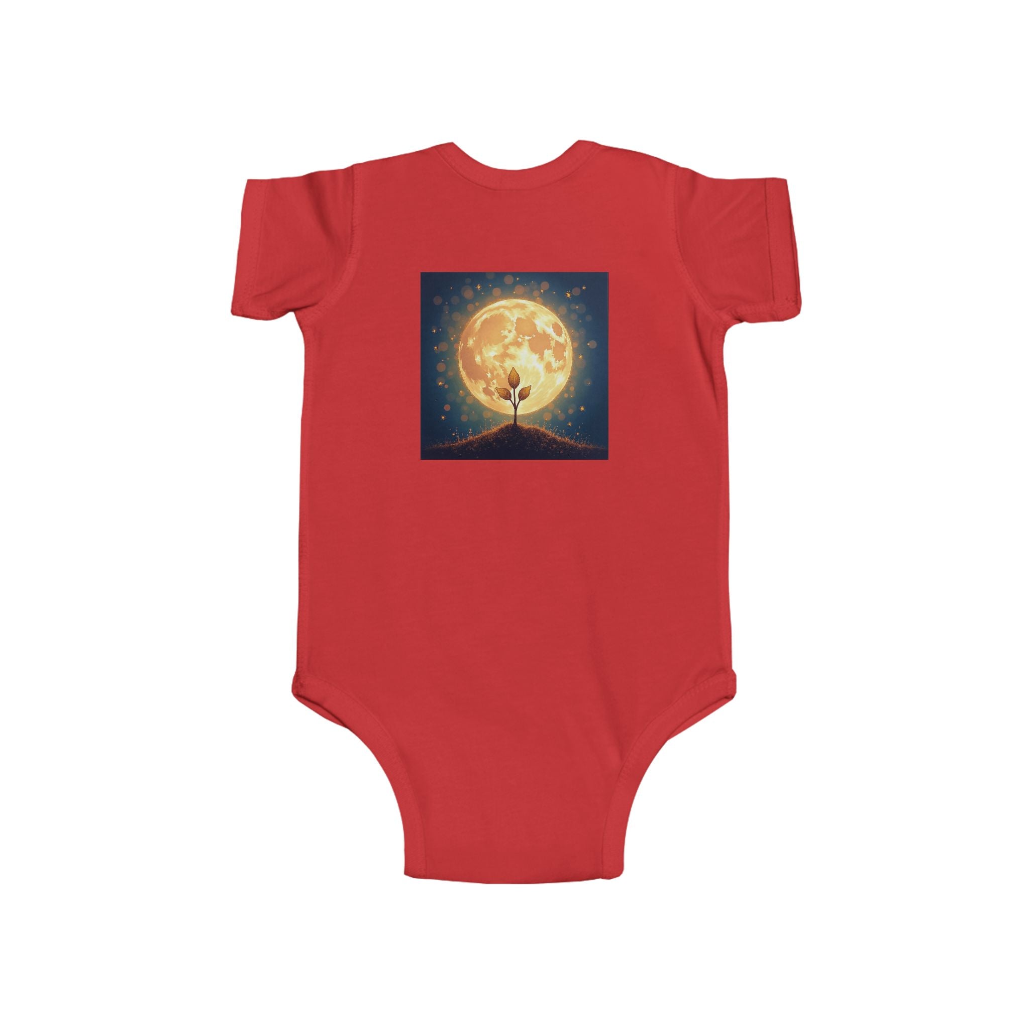 Infant Bodysuit - Hand-Drawn Heart and Star Design - Loved Beyond Measure