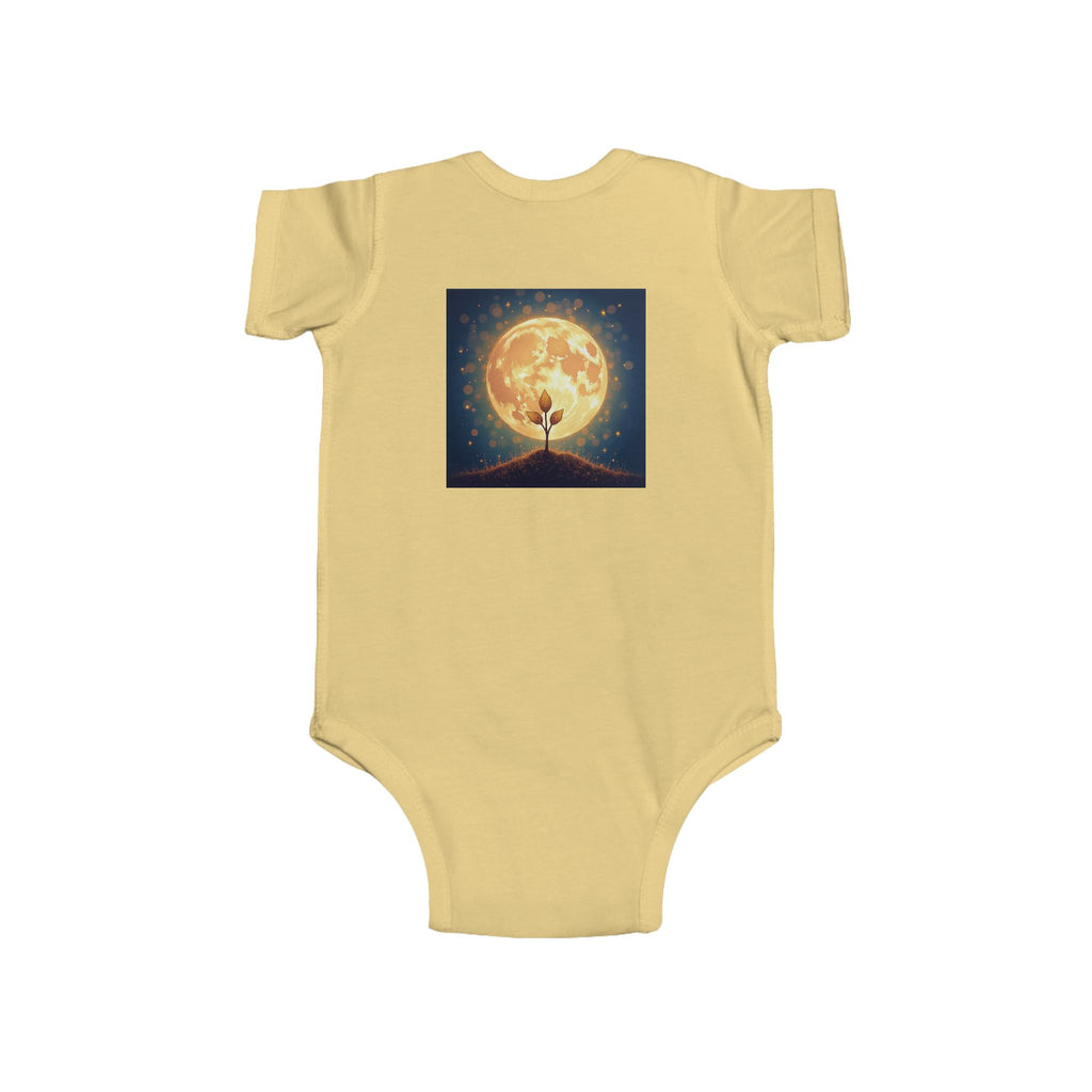 Infant Bodysuit - Hand-Drawn Heart and Star Design - Loved Beyond Measure