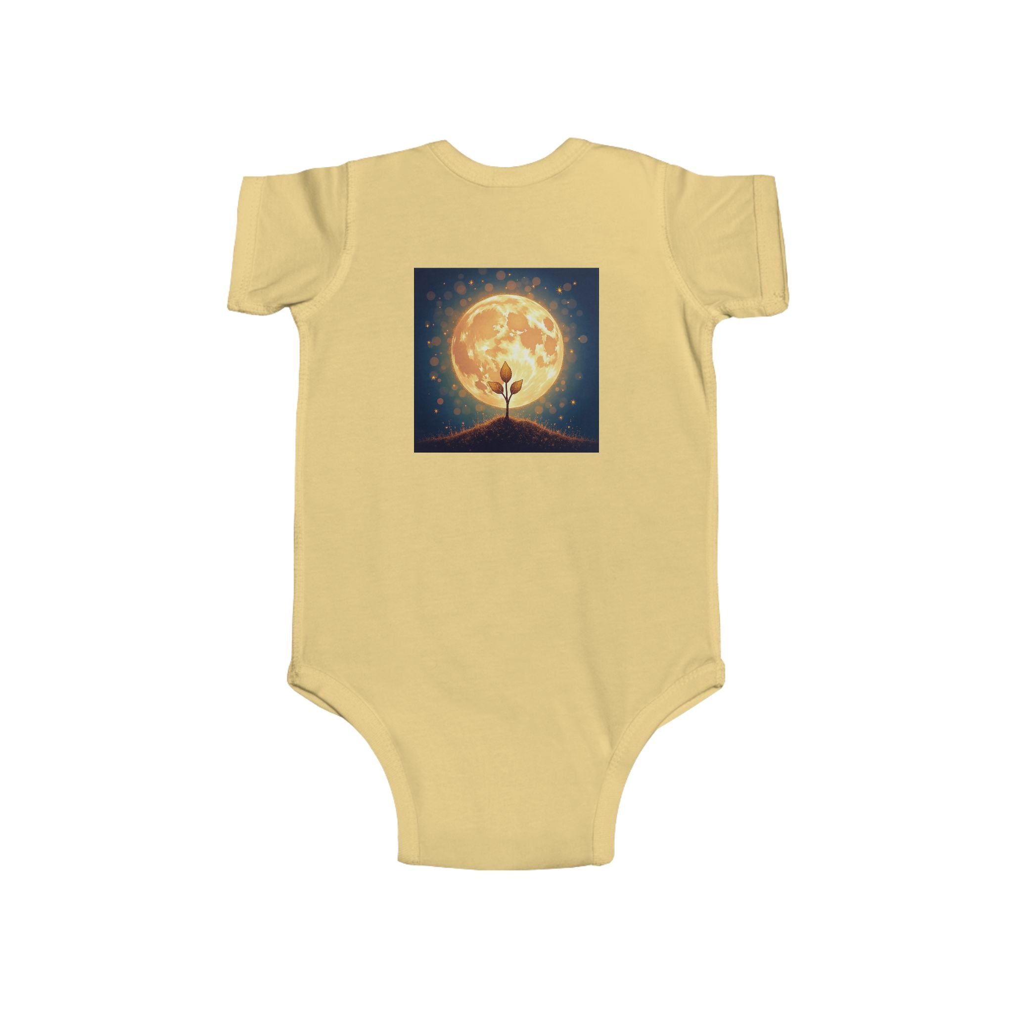 Infant Bodysuit - Hand-Drawn Heart and Star Design - Loved Beyond Measure