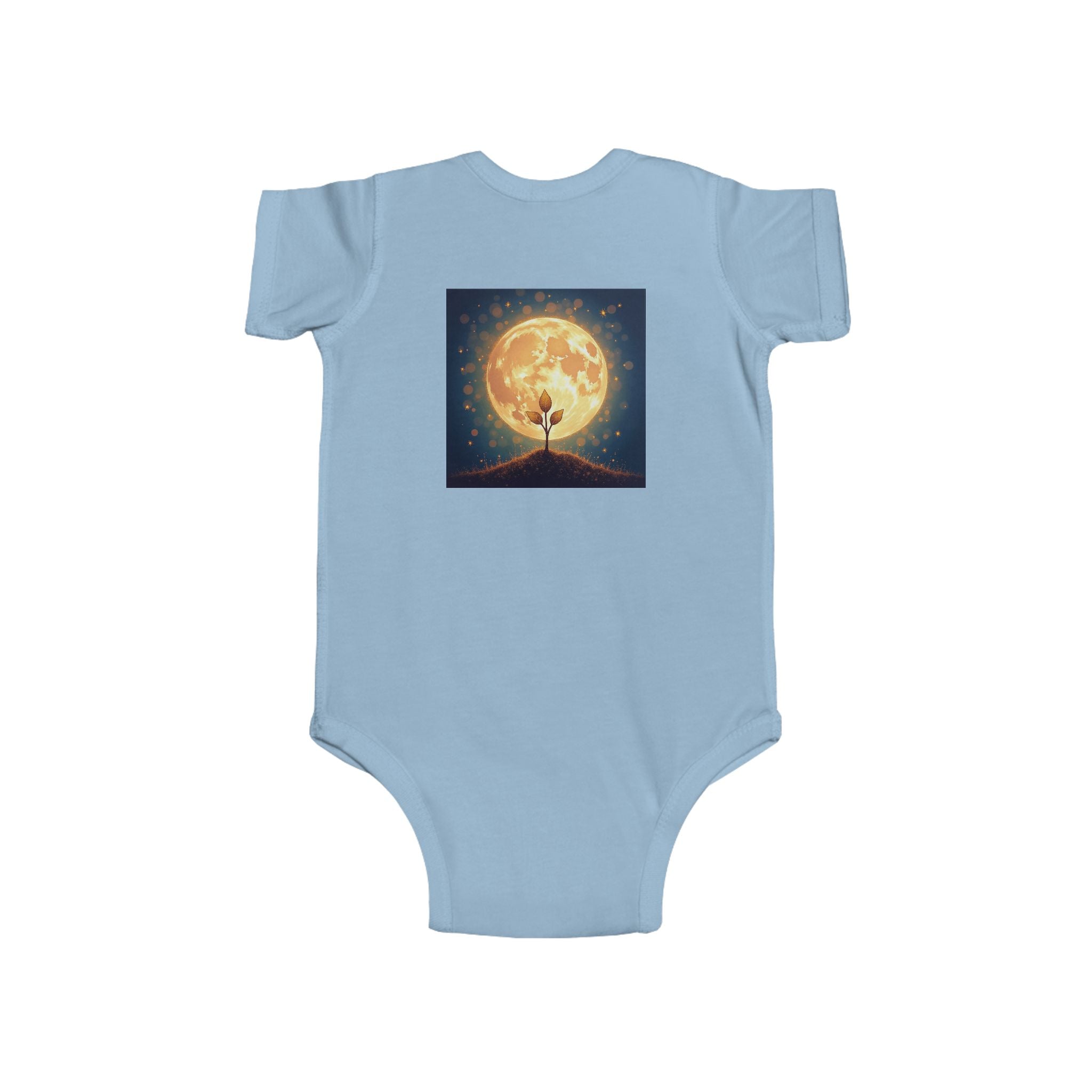Infant Bodysuit - Hand-Drawn Heart and Star Design - Loved Beyond Measure