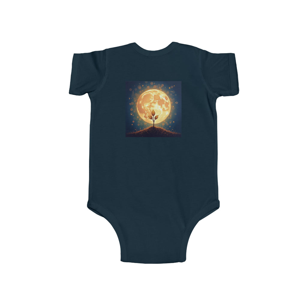 Infant Bodysuit - Hand-Drawn Heart and Star Design - Loved Beyond Measure