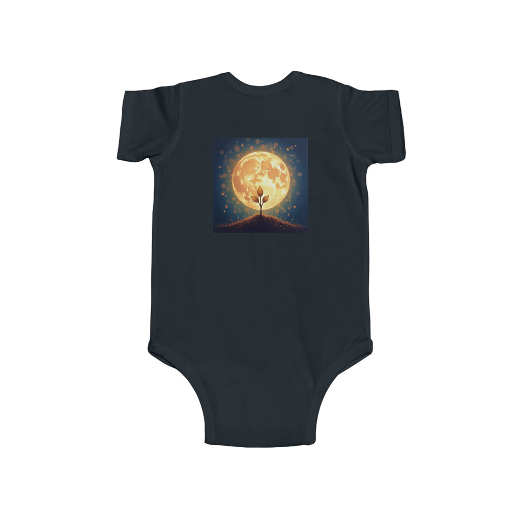 Infant Bodysuit - Hand-Drawn Heart and Star Design - Loved Beyond Measure