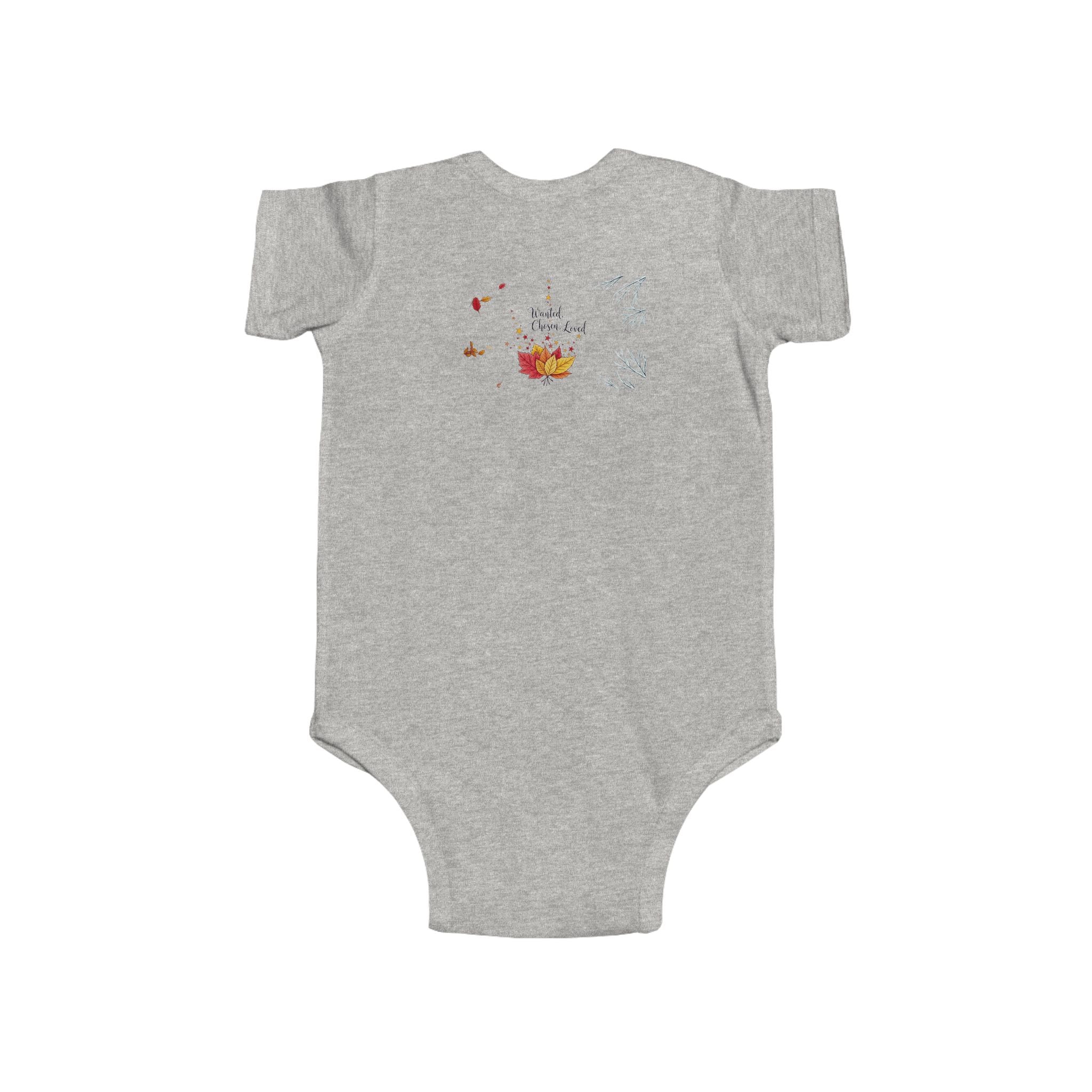 Cozy Since Day One Infant Bodysuit — Woodland Baby Animal Fall-to-Frost Design
