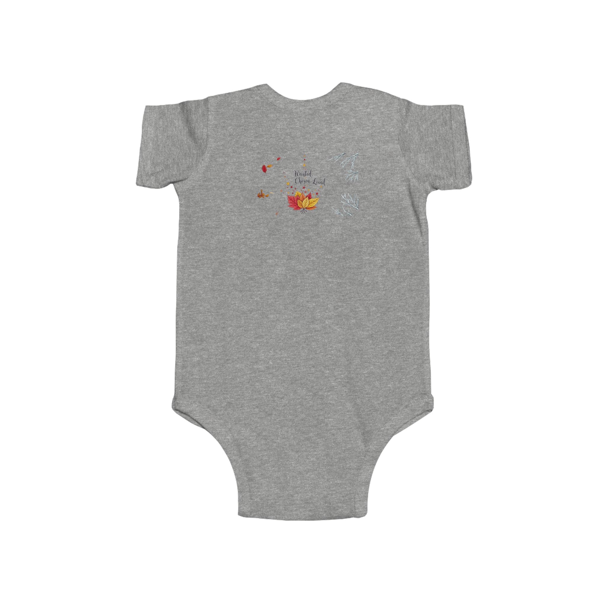 Cozy Since Day One Infant Bodysuit — Woodland Baby Animal Fall-to-Frost Design