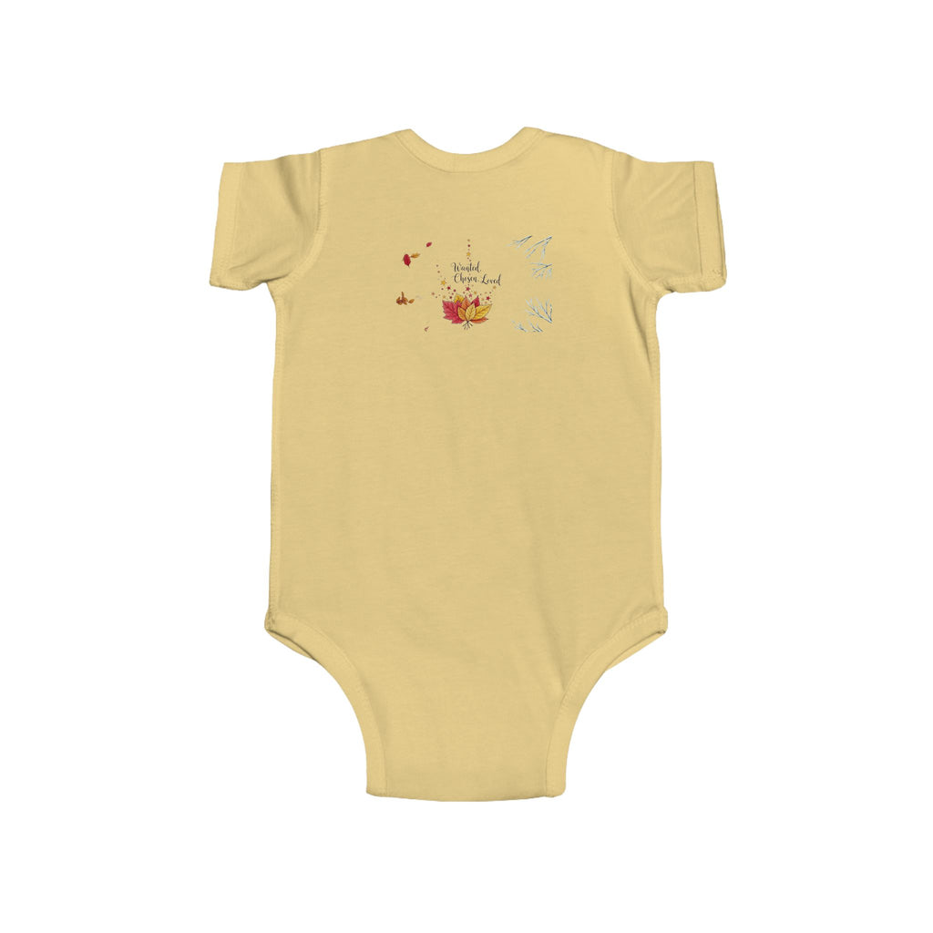 Cozy Since Day One Infant Bodysuit — Woodland Baby Animal Fall-to-Frost Design
