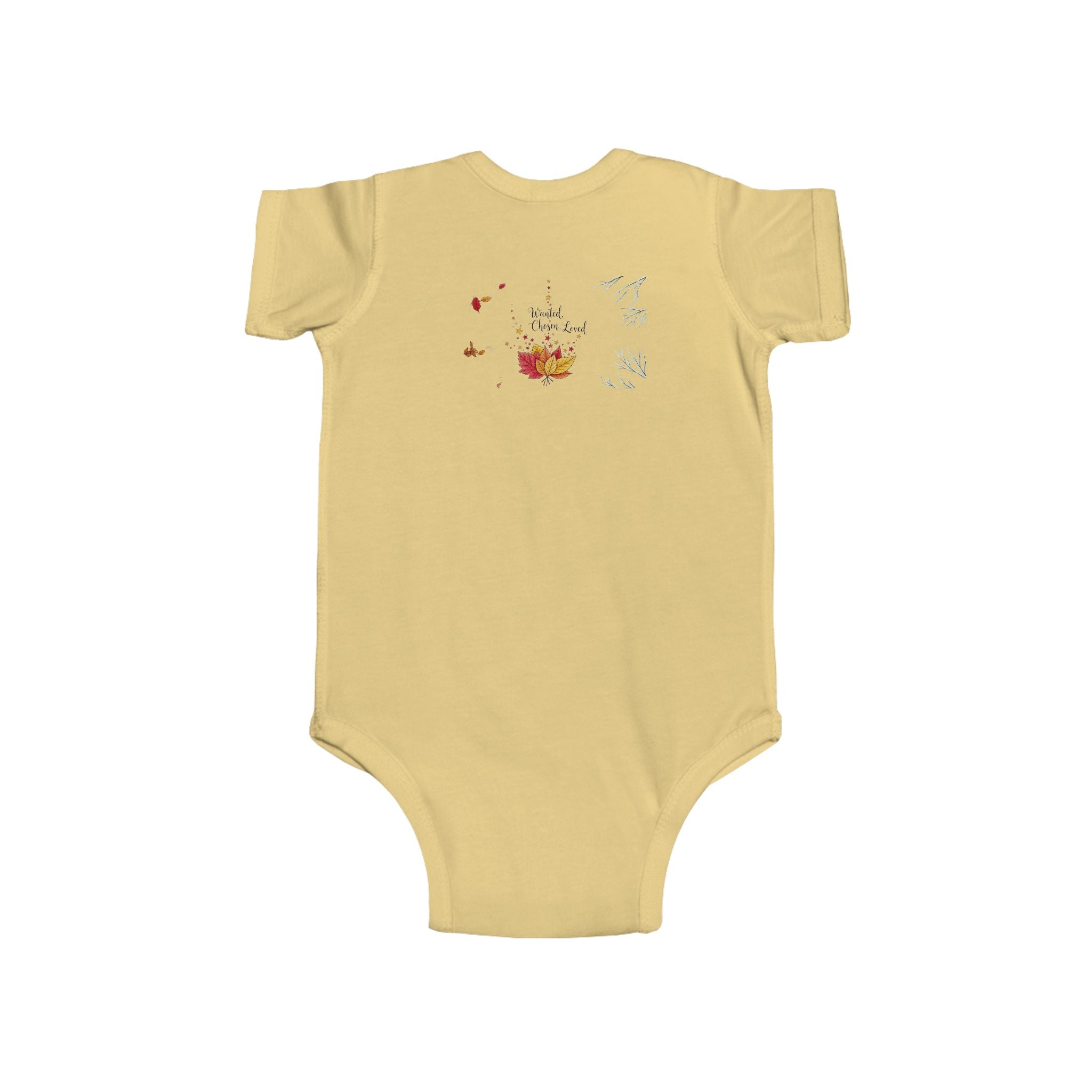 Cozy Since Day One Infant Bodysuit — Woodland Baby Animal Fall-to-Frost Design