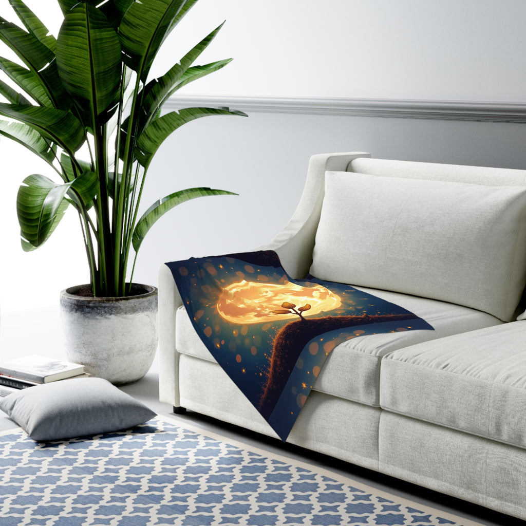 Swaddle Blanket - New Life Miracle Seed Moon Design