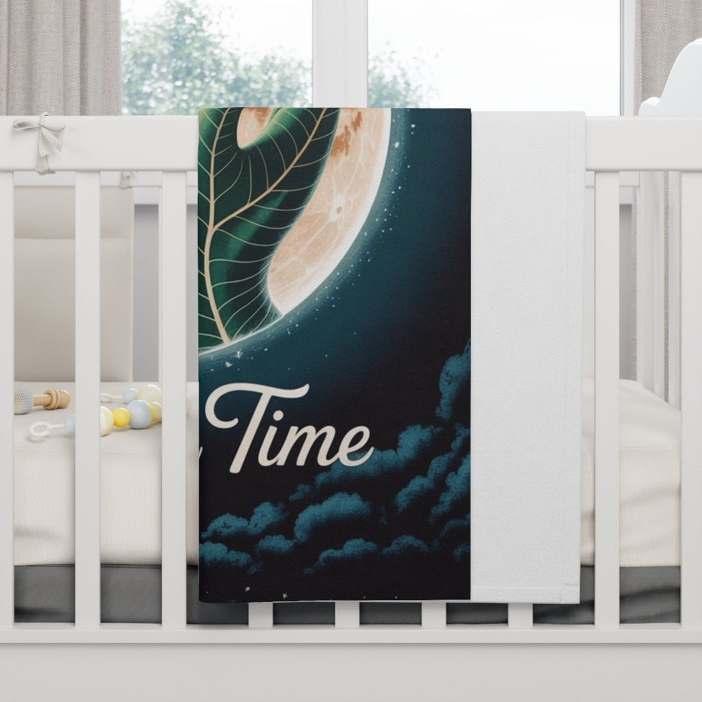 Right on time Soft Fleece Baby Blanket