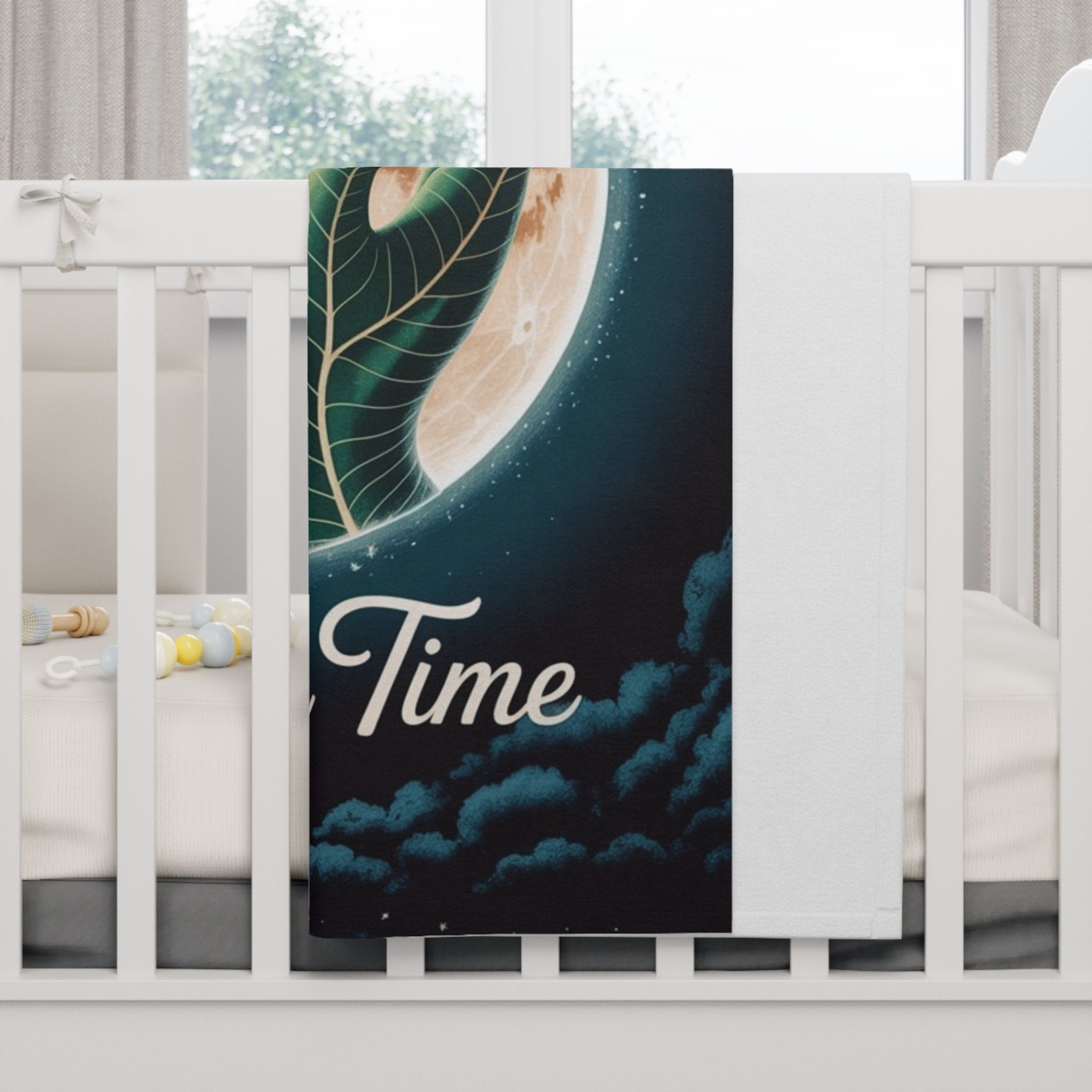 Right on time Soft Fleece Baby Blanket