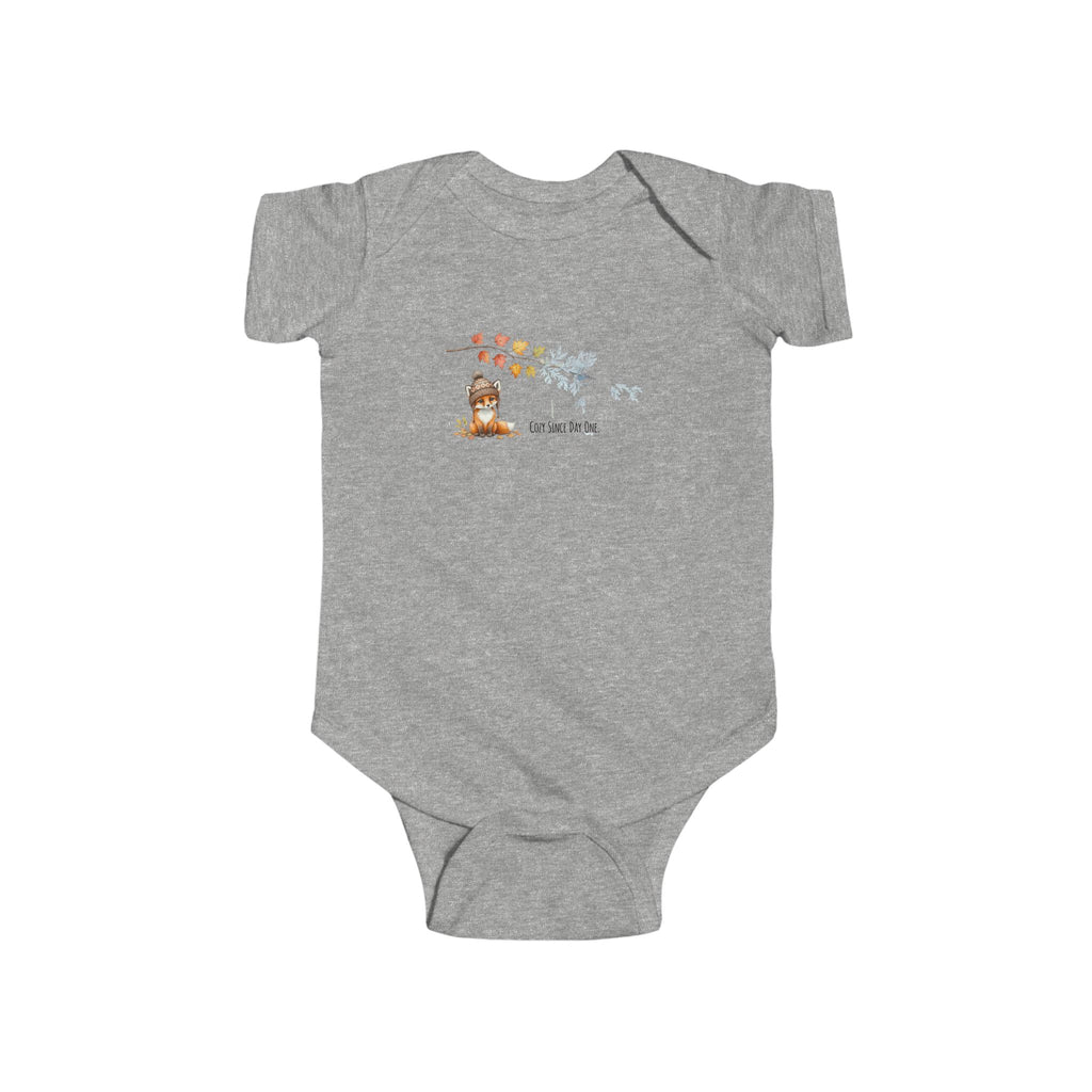 Cozy Since Day One Infant Bodysuit — Woodland Baby Animal Fall-to-Frost Design