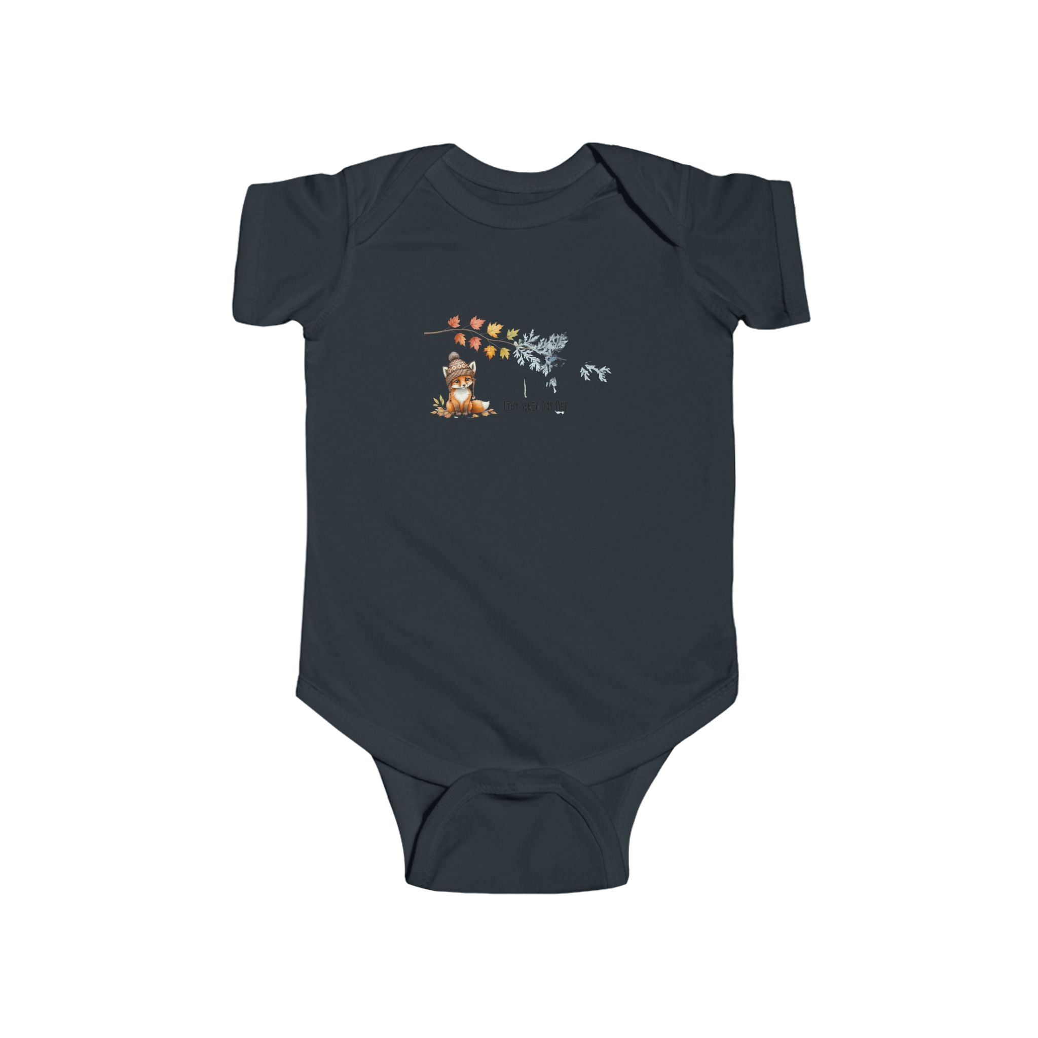 Cozy Since Day One Infant Bodysuit — Woodland Baby Animal Fall-to-Frost Design