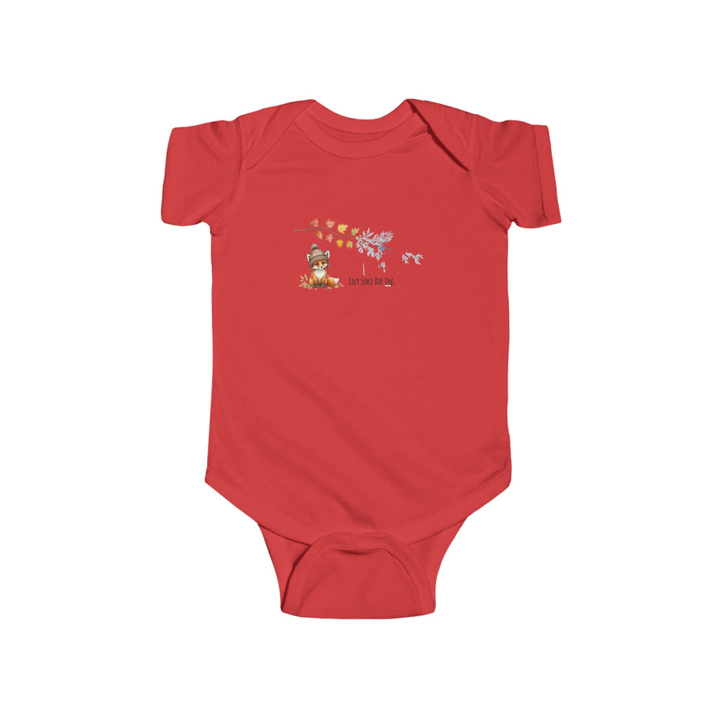 Cozy Since Day One Infant Bodysuit — Woodland Baby Animal Fall-to-Frost Design