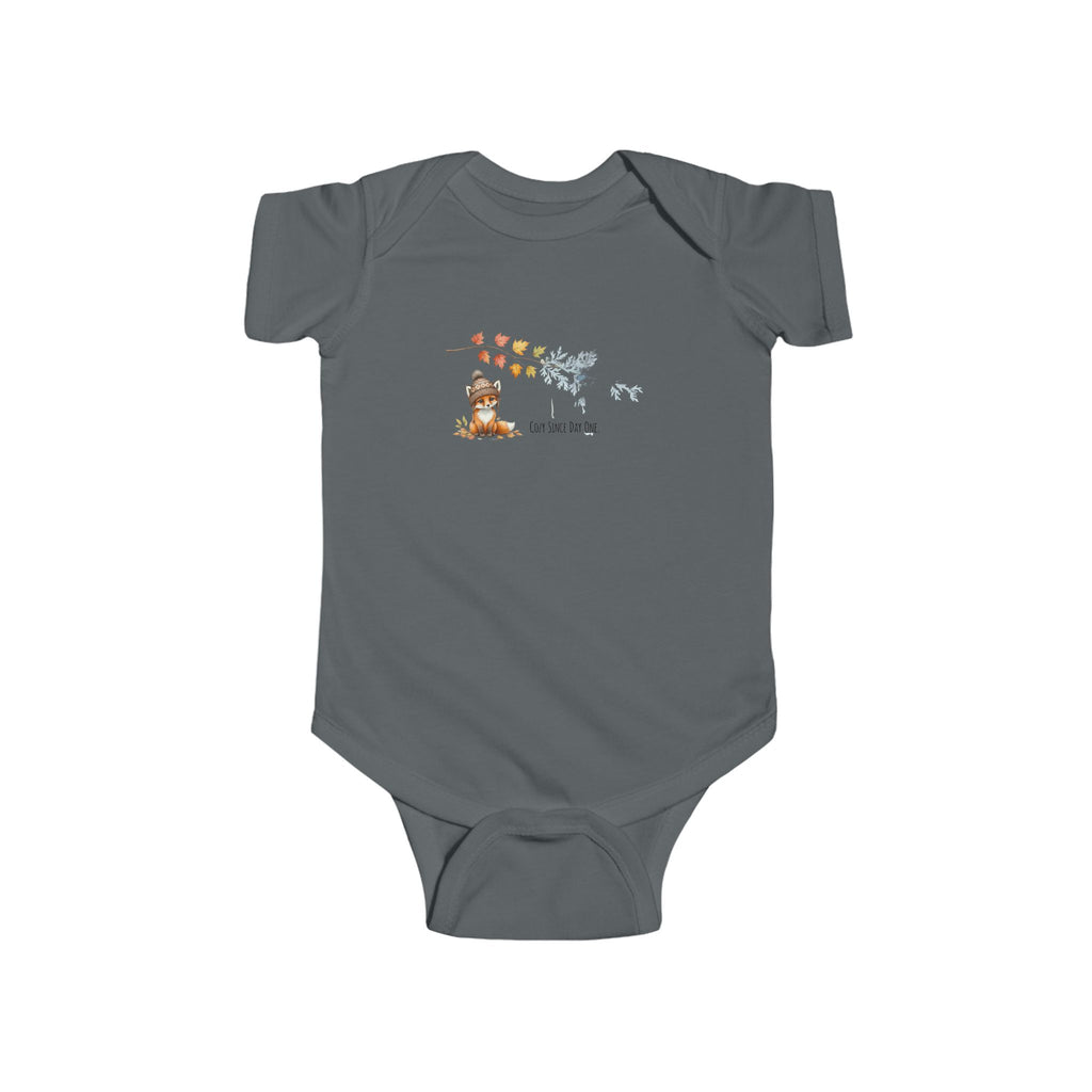 Cozy Since Day One Infant Bodysuit — Woodland Baby Animal Fall-to-Frost Design