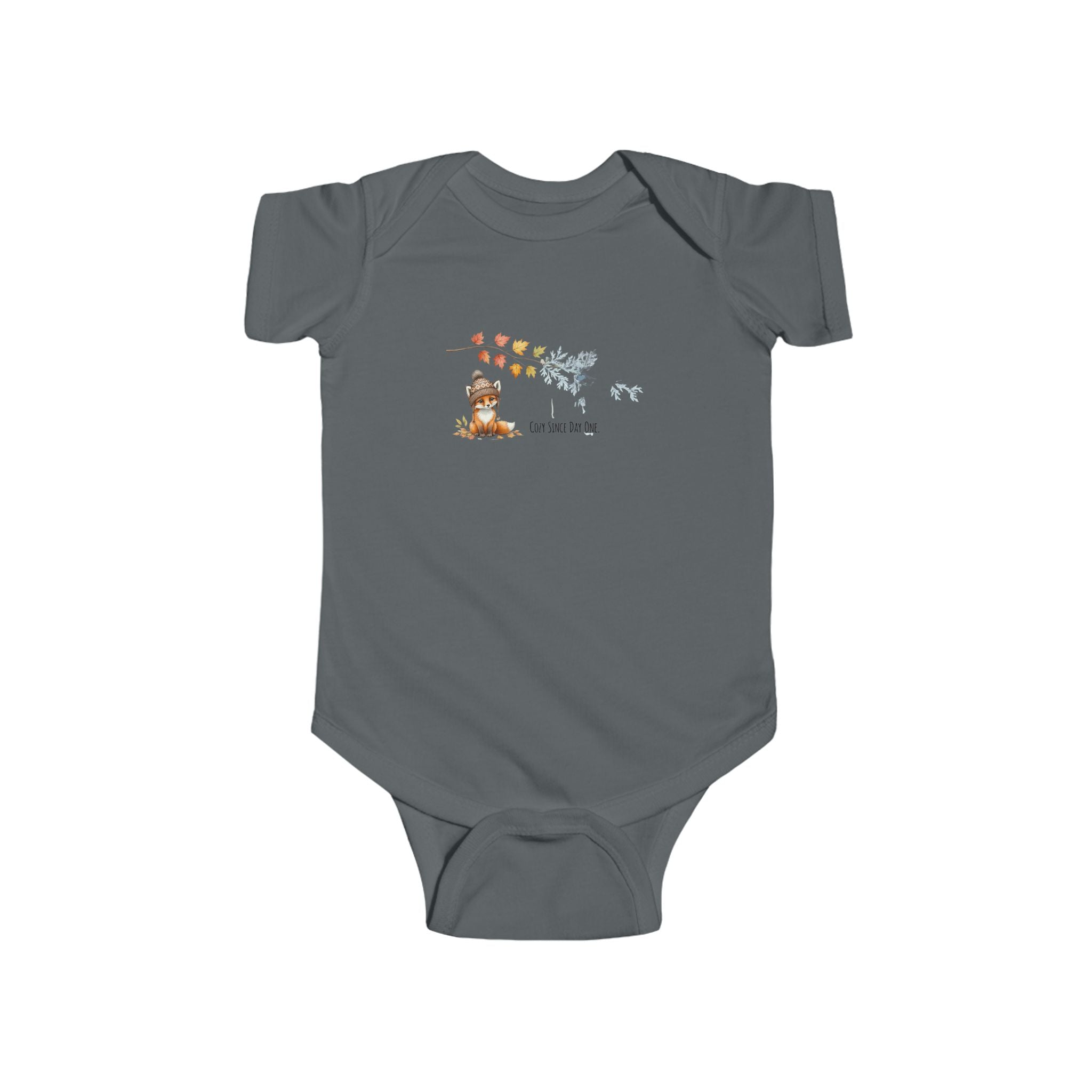 Cozy Since Day One Infant Bodysuit — Woodland Baby Animal Fall-to-Frost Design