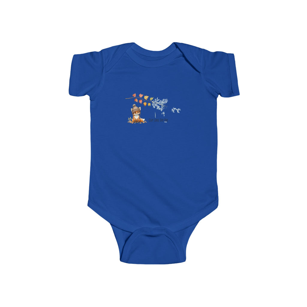 Cozy Since Day One Infant Bodysuit — Woodland Baby Animal Fall-to-Frost Design