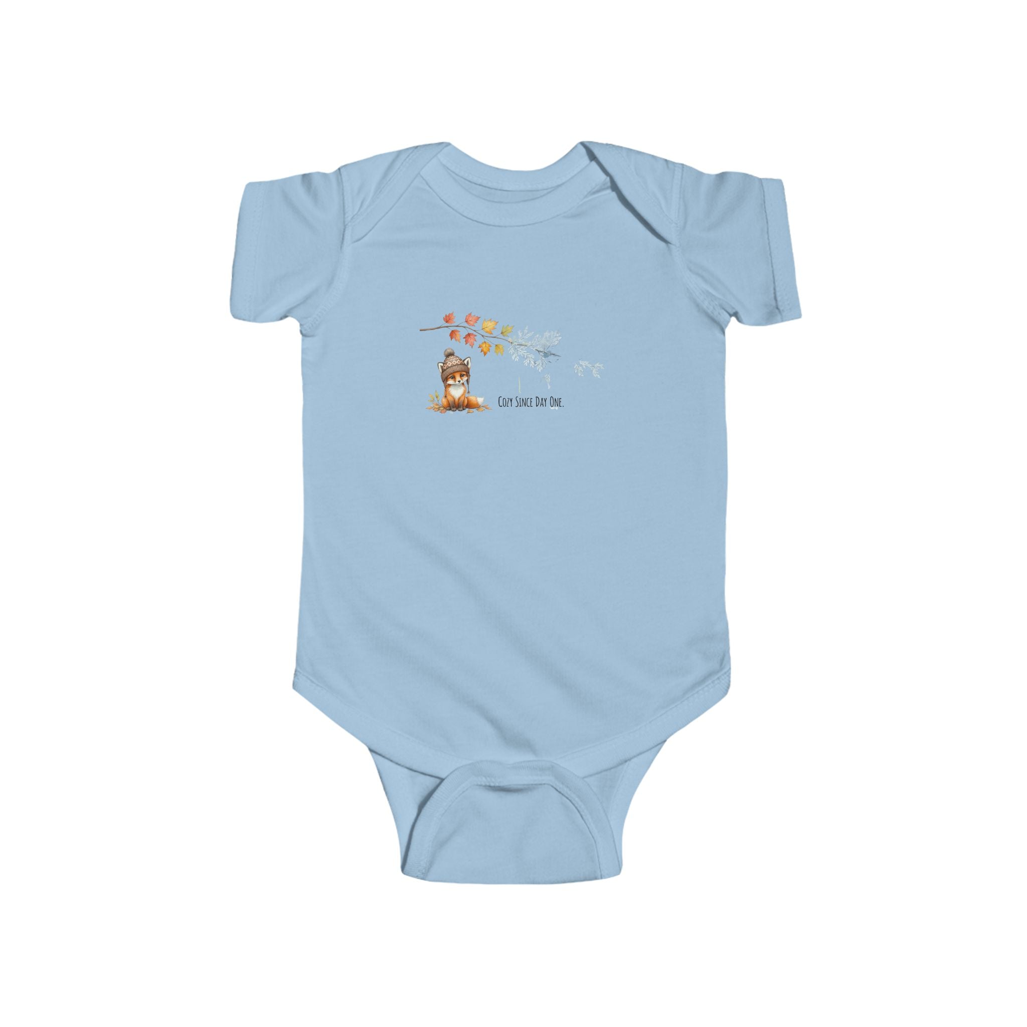Cozy Since Day One Infant Bodysuit — Woodland Baby Animal Fall-to-Frost Design