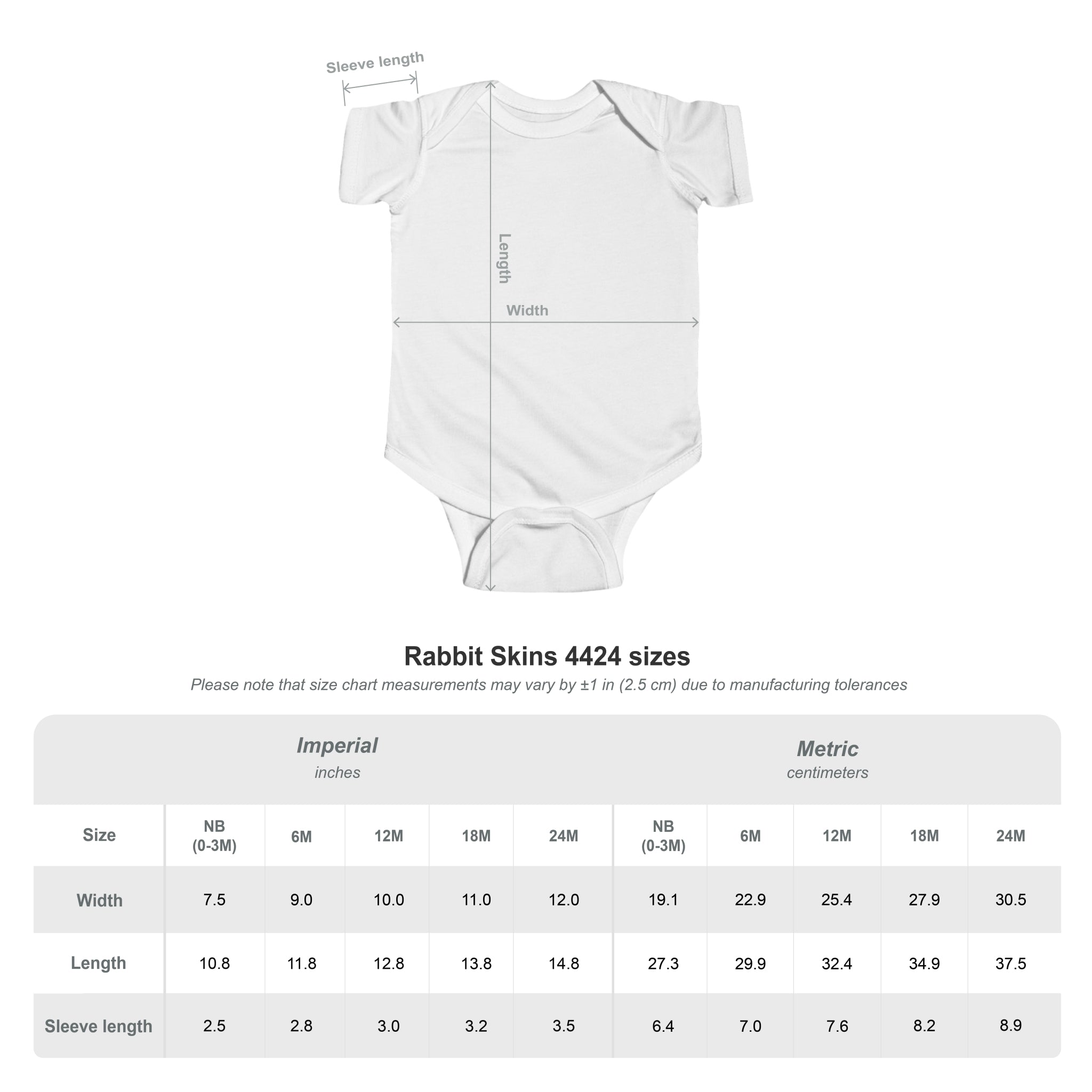 Infant Bodysuit - Hand-Drawn Heart and Star Design - Loved Beyond Measure