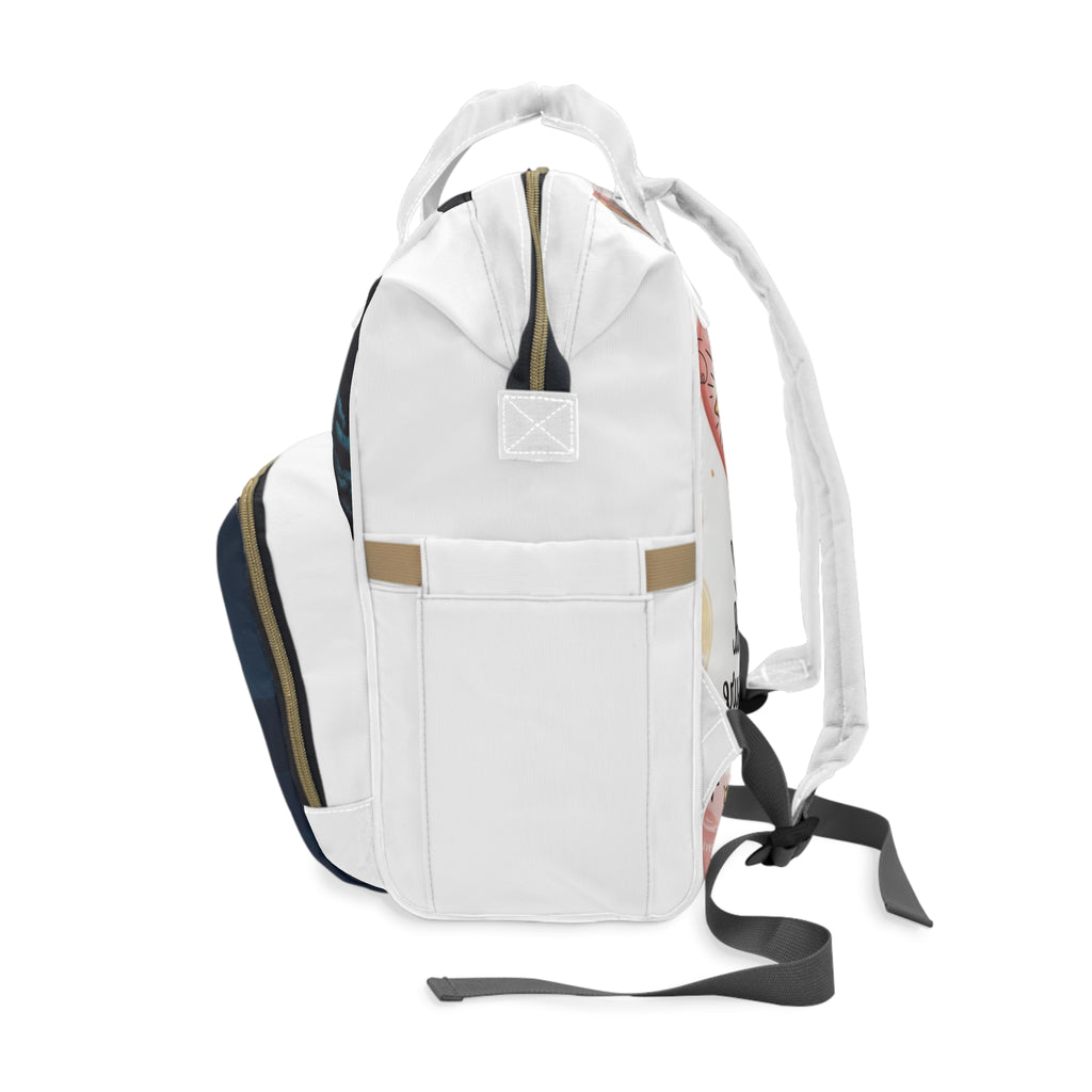 Moon&Miracles Stylish Multifunctional Diaper Backpack - Perfect for New Parents, Trust the Journey, Loved Beyond Measure, Practical Baby Gear, Baby [...]