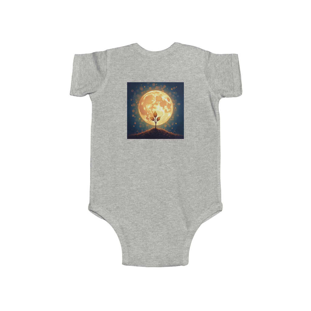 Infant Bodysuit - Hand-Drawn Heart and Star Design - Loved Beyond Measure