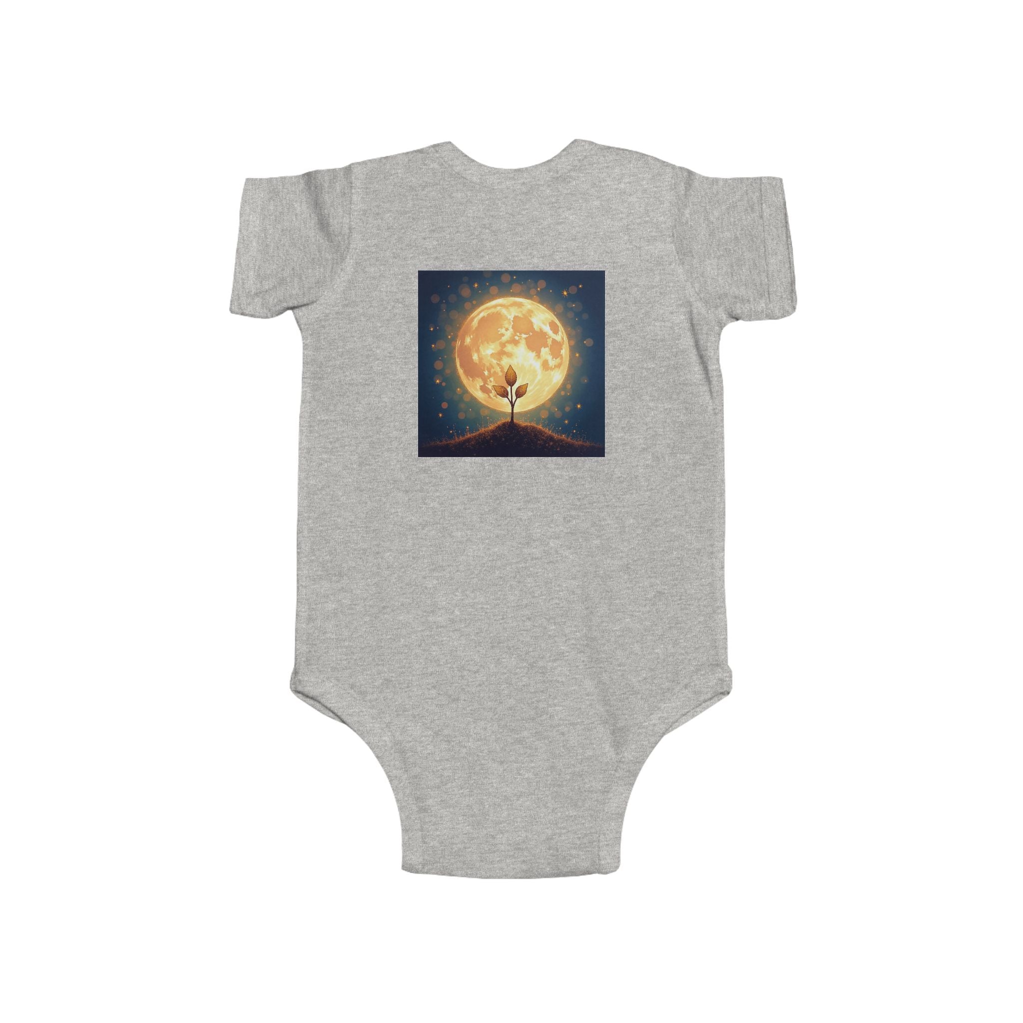 Infant Bodysuit - Hand-Drawn Heart and Star Design - Loved Beyond Measure