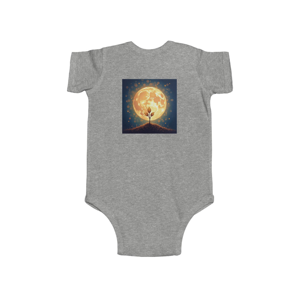 Infant Bodysuit - Hand-Drawn Heart and Star Design - Loved Beyond Measure