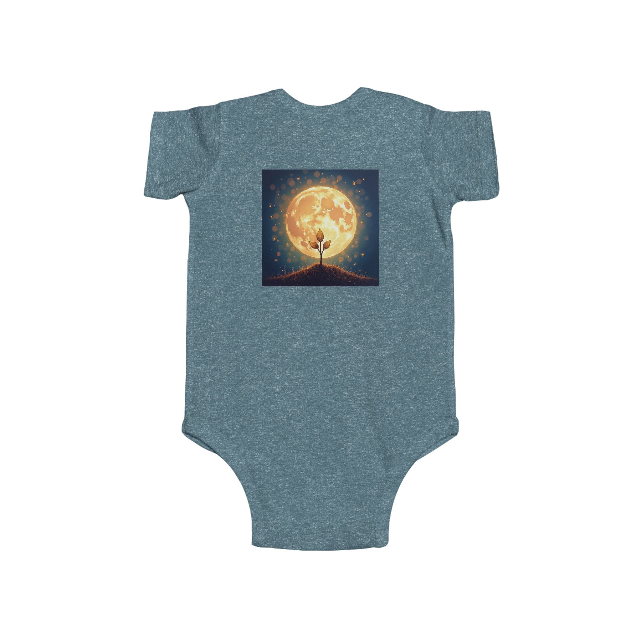 Infant Bodysuit - Hand-Drawn Heart and Star Design - Loved Beyond Measure