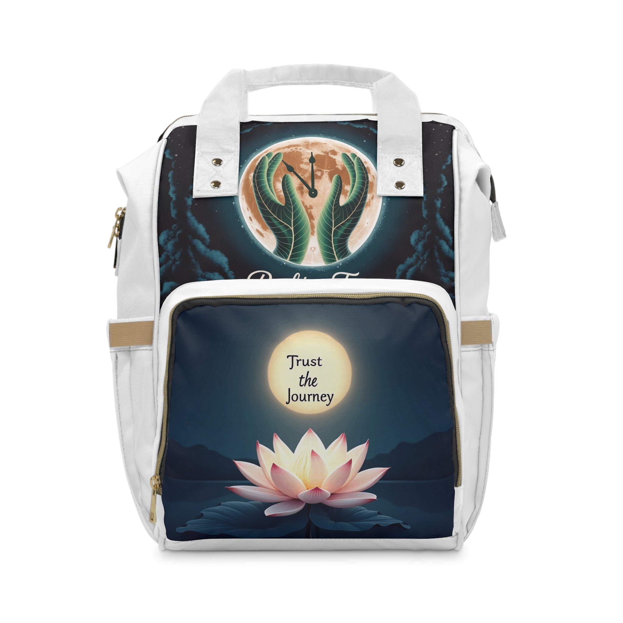 Moon&Miracles Stylish Multifunctional Diaper Backpack - Perfect for New Parents, Trust the Journey, Loved Beyond Measure, Practical Baby Gear, Baby [...]