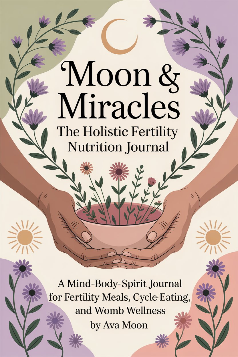 The Holistic Fertility Nutrition Journal: A Mind-Body-Spirit Companion for Fertility Meals, Cycle-Based Eating, and Womb Wellness